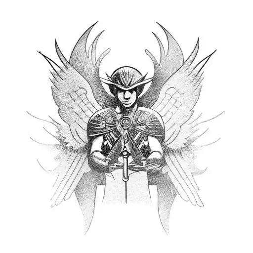 MICHAEL THE ARCHANGEL tattoo design idea