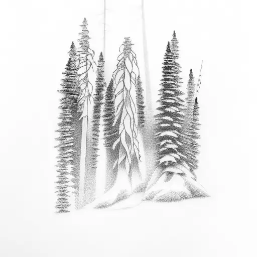 Yosemite national park tattoo design idea