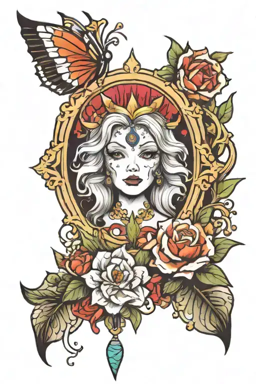 Omega Sharon tattoo design idea
