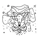 birthday  tattoo design idea