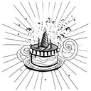 birthday  tattoo design idea