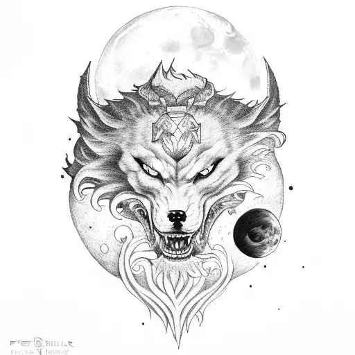 What Does the Fenrir Tattoo Mean  Viking Style