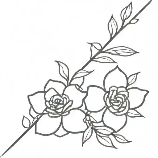 minimal design inspired by self love and self healing.  tattoo design idea