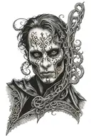 death eater mark tattoo design idea