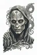 death eater mark tattoo design idea