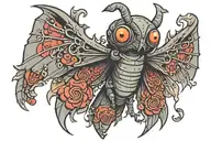 mothman  tattoo design idea