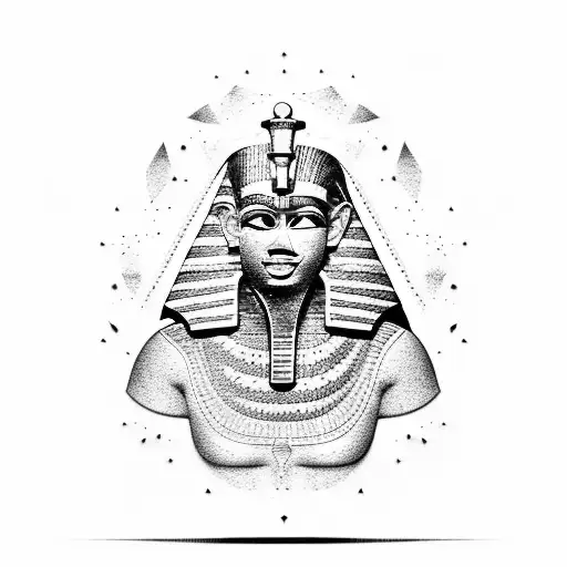 Pharaoh Tattoo Art Vector & Photo (Free Trial) | Bigstock