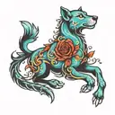 Leo patronus charm tattoo design idea