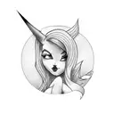 jessica rabbit with a gun tattoo design idea