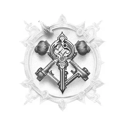 keyblade tattoo design idea