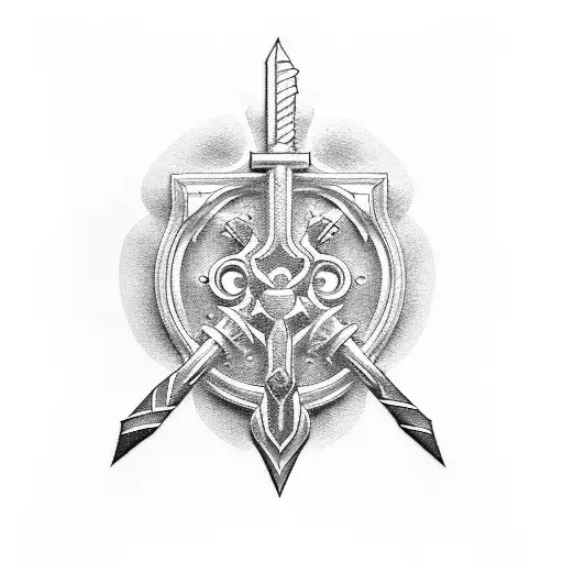 keyblade tattoo design idea