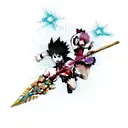 keyblade tattoo design idea