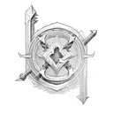 keyblade tattoo design idea