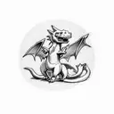 charizard Pokémon  tattoo design idea