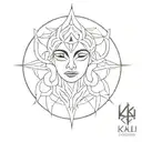 Kali tattoo design idea