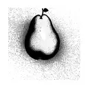 pear tattoo design idea