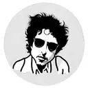 black and white bob dylan tattoo tattoo design idea