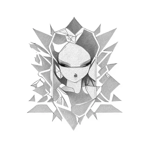 bdsm girl  tattoo design idea