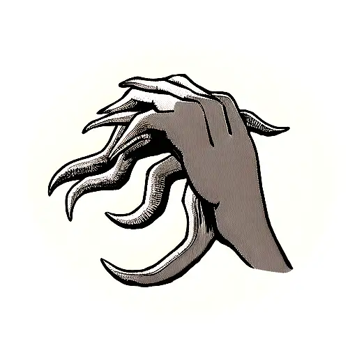 Kraken on a hand tattoo design idea