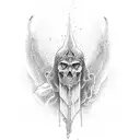 expendable faith water nudity tattoo design idea