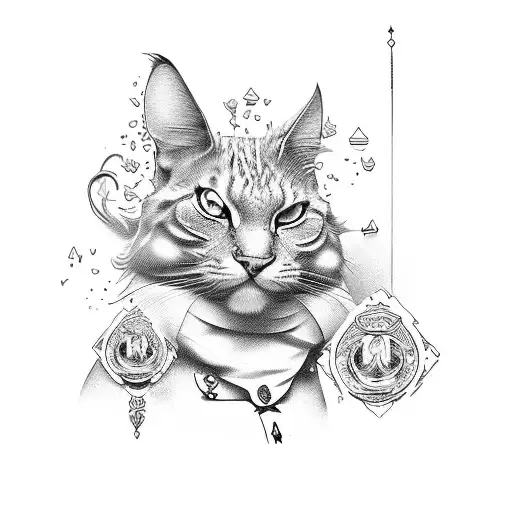 Alice in wonderland tattoo design idea