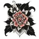 symmetrical collarbone tattoo design tattoo design idea