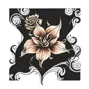 symmetrical collarbone tattoo design tattoo design idea