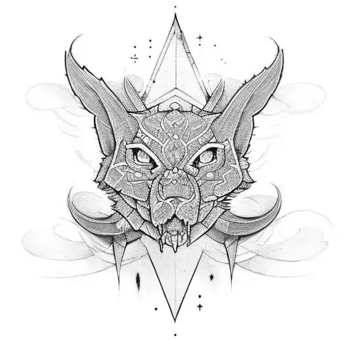 "Craft a tattoo embodying the defiance of binary thinking through artful symbolism." tattoo design idea