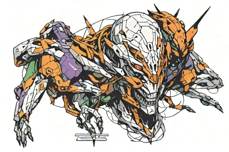 Evangelion tattoo design idea
