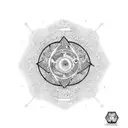 molecule ketamine dmt psilocybin thc lsd cocain tattoo design idea