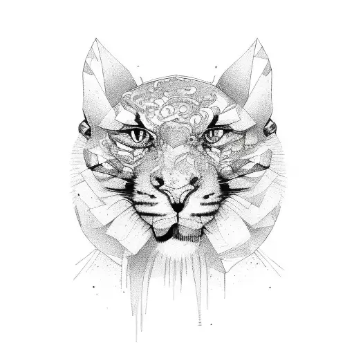 Number 5 with family tattoo design idea