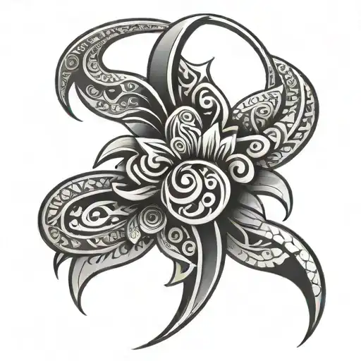 polynesian style tattoo tattoo design idea