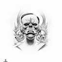 hilter hear no evil tattoo design idea