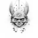 hilter hear no evil tattoo design idea