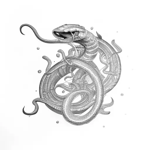 cobra powerfull tattoo design idea