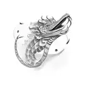 cobra around arm tattoo design idea