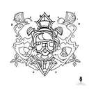 pequeno principe tattoo design idea