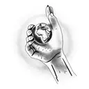 hand holding the world tattoo design idea