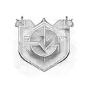 letters AV tattoo design idea