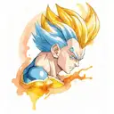vegeta tattoo design idea