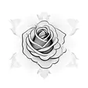gothic Rose tattoo design idea
