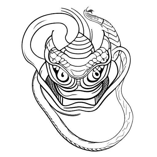 cobra  tattoo design idea