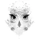 2 daughters tattoo design idea