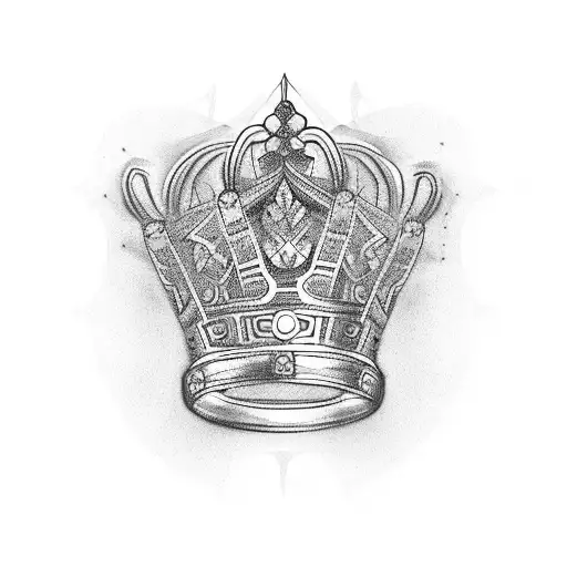 Queen's Crown tattoo design idea
