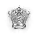 Queen's Crown tattoo design idea
