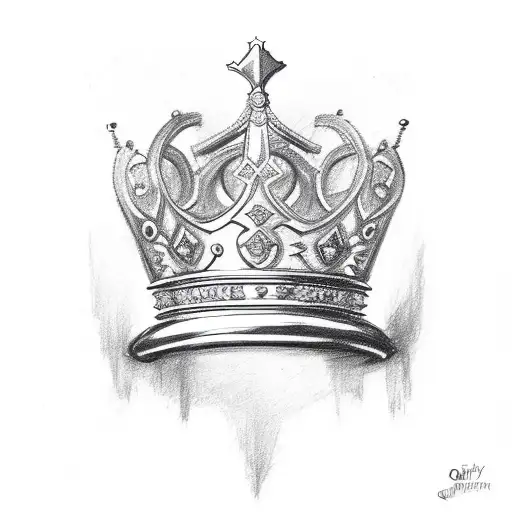 Queen's Crown tattoo design idea