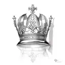 Queen's Crown tattoo design idea