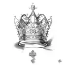Queen's Crown tattoo design idea