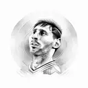 copa del mundo messi tattoo design idea