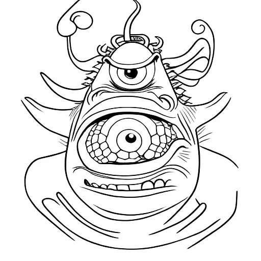 monsters inc tattoo design idea
